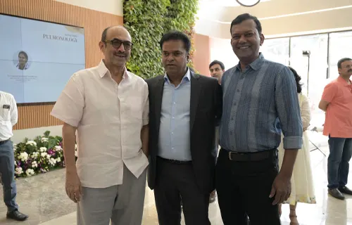 Film Producer D Suresh Babu with Arete Hospitals Chairman Dr.Vijender Reddy Teegala